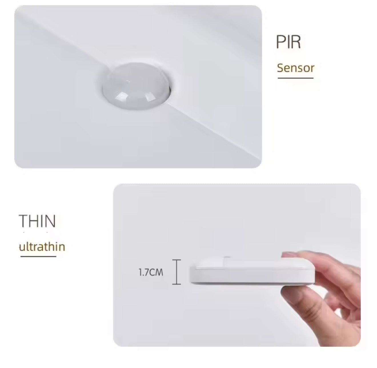 Smart Motion Sensor LED Night Light – Rechargeable Wireless Lamp