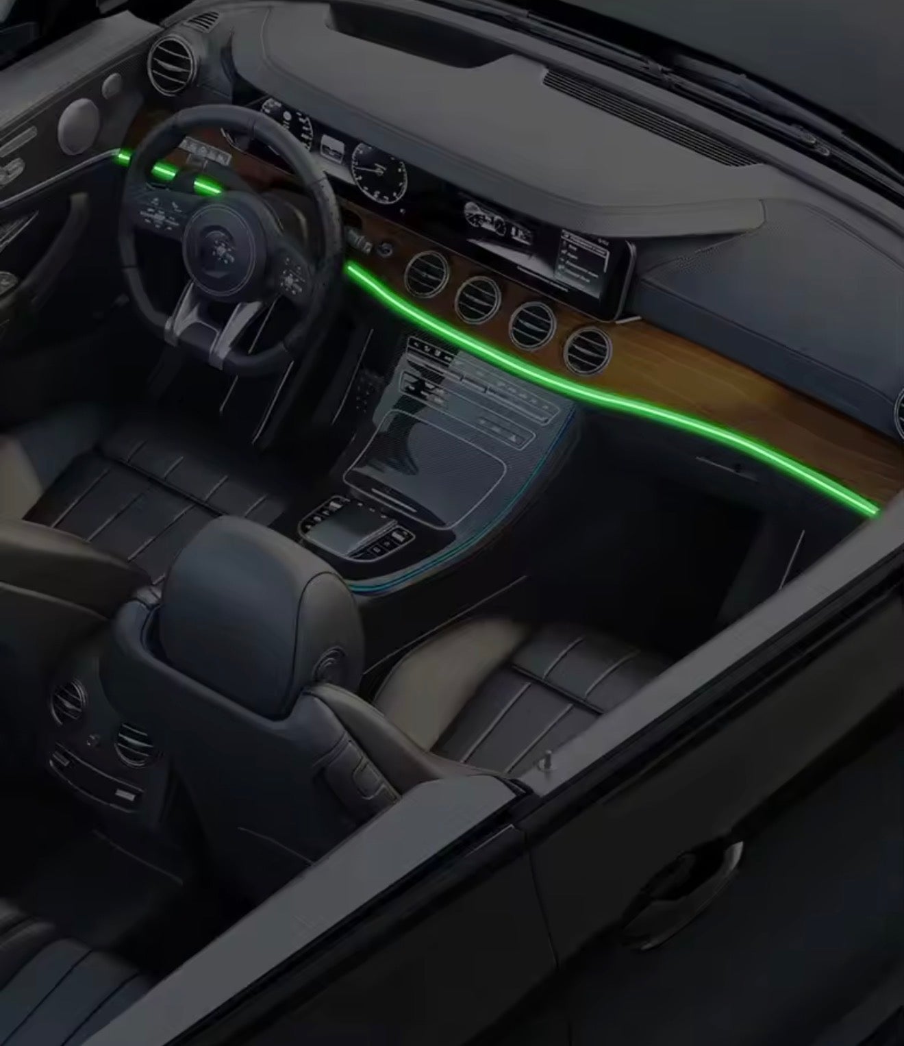 RGB Car Interior Ambient LED Light Strip with APP Control – 2M / 3M / 4M / 5M