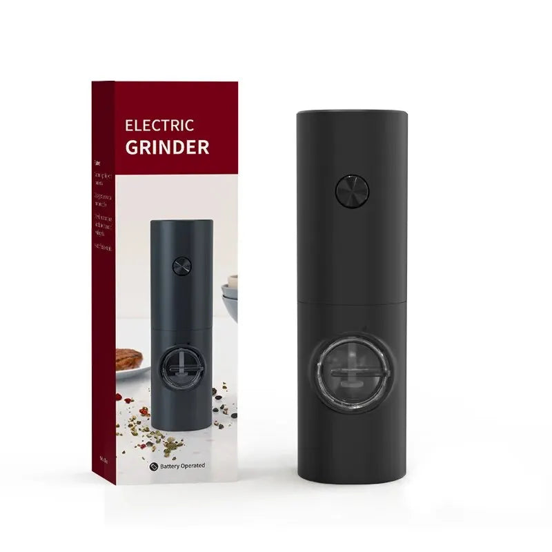 Electric Salt & Pepper Grinder Set – Automatic LED Spice Mill