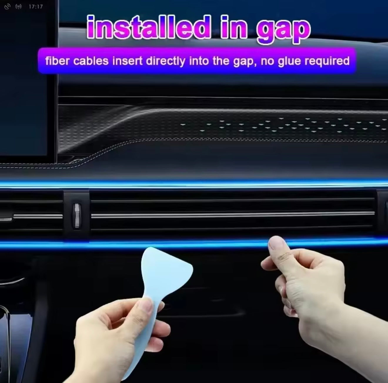 RGB Car Interior Ambient LED Light Strip with APP Control – 2M / 3M / 4M / 5M