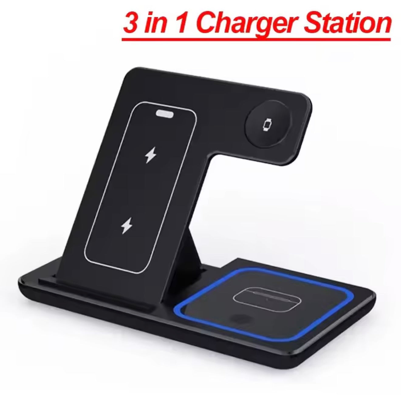 3-in-1 Magnetic Wireless Charging Station