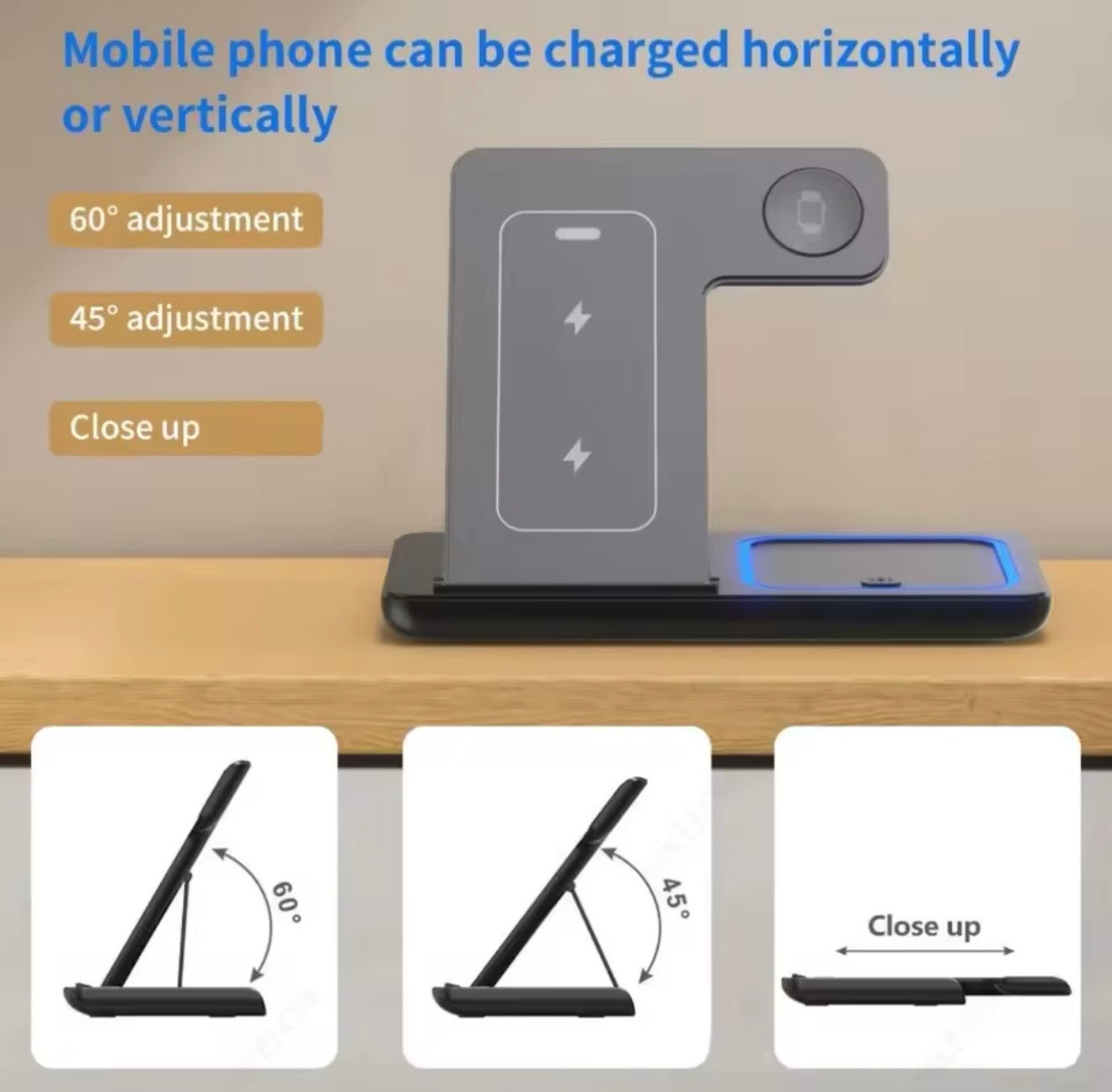 3-in-1 Magnetic Wireless Charging Station