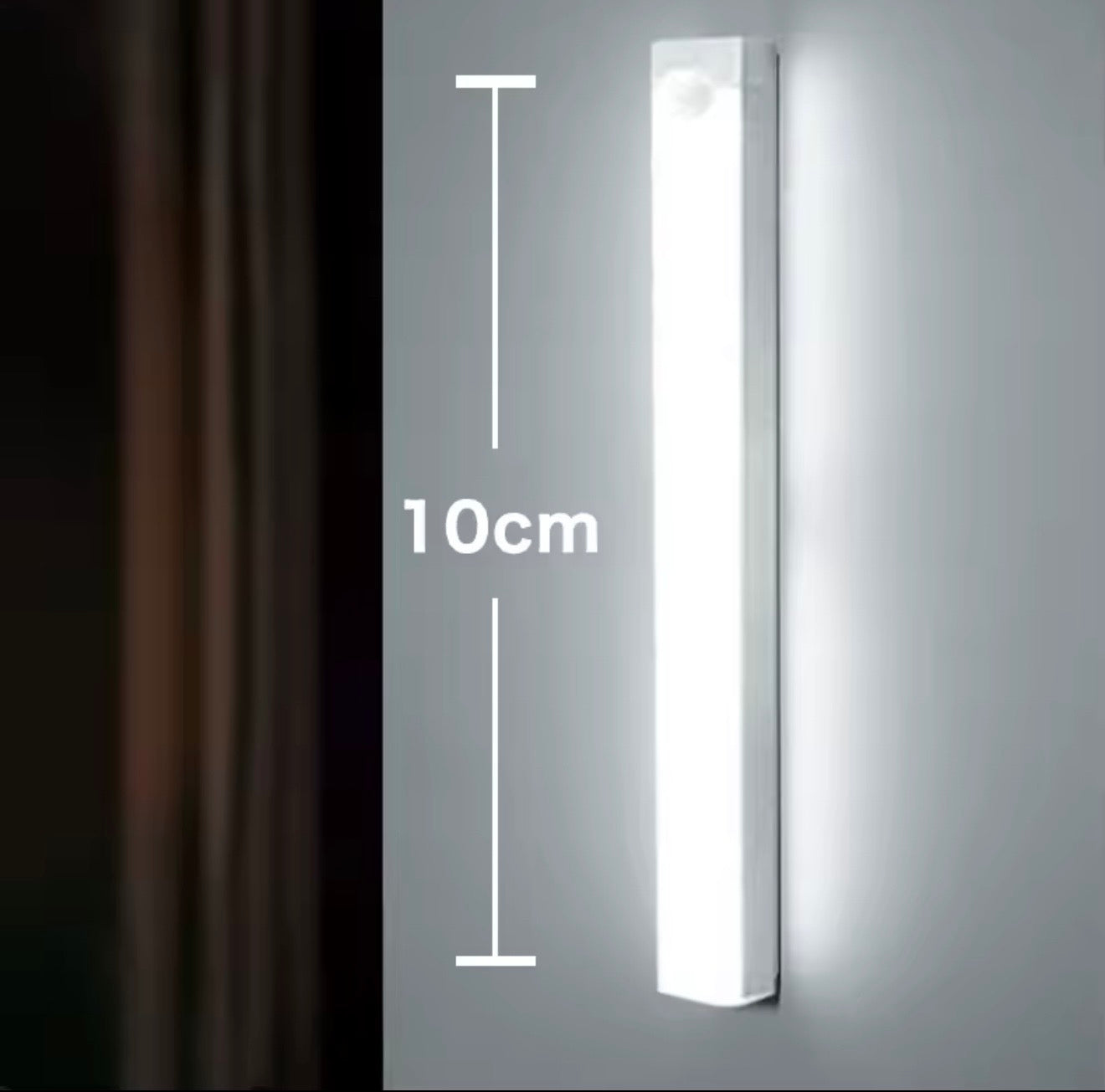 LED Motion Sensor Light – USB Rechargeable Wireless Night Lamp for Closet, Kitchen & Stairs
