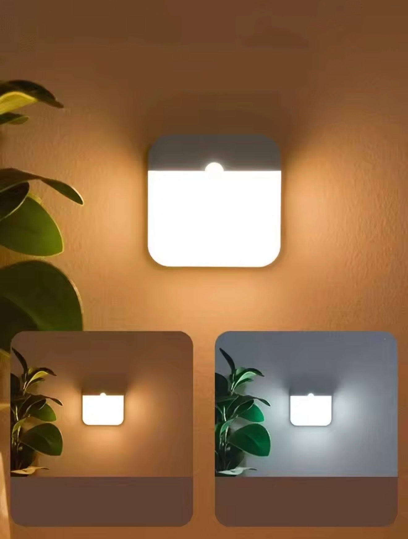 Smart Motion Sensor LED Night Light – Rechargeable Wireless Lamp