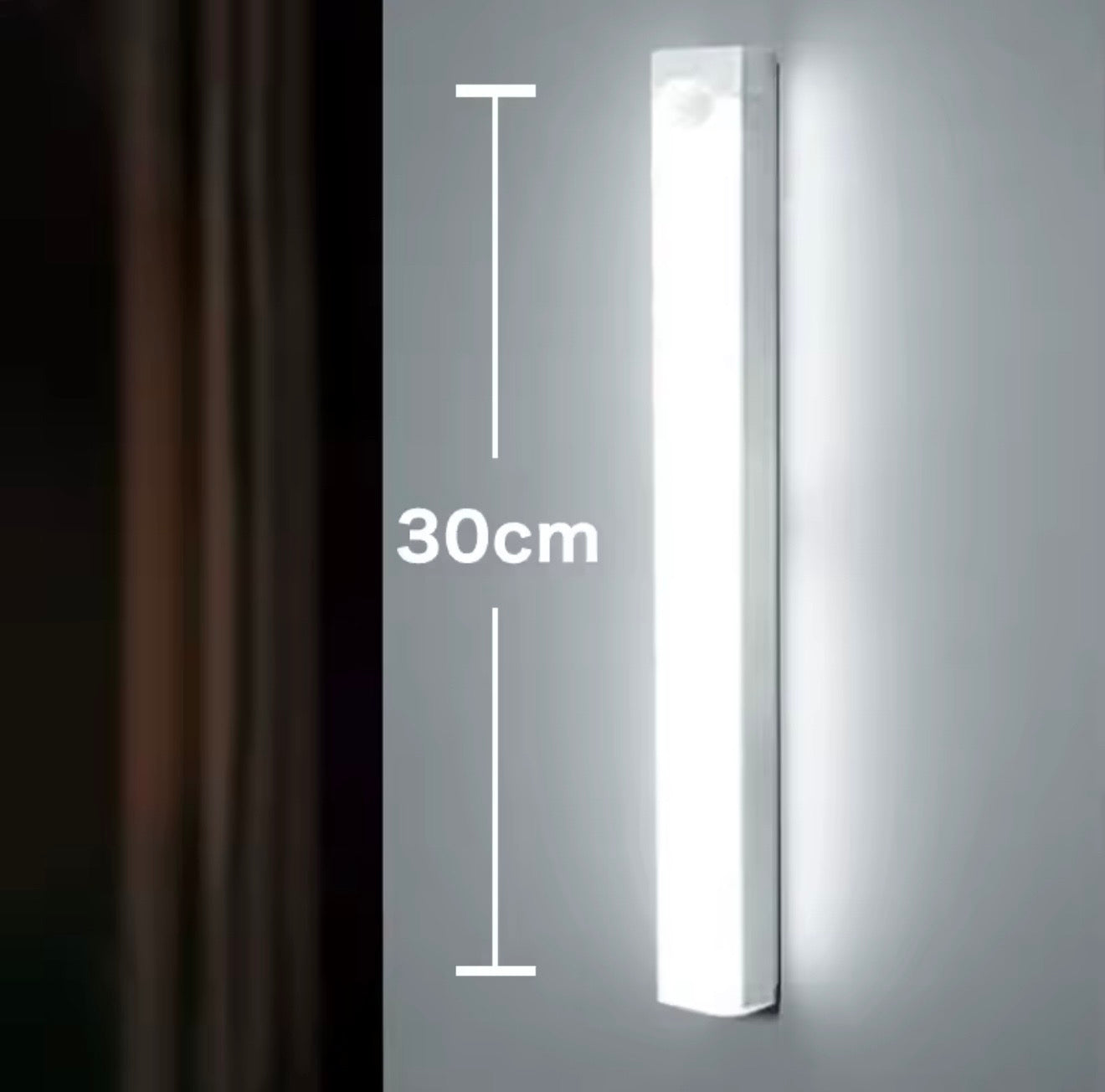 LED Motion Sensor Light – USB Rechargeable Wireless Night Lamp for Closet, Kitchen & Stairs