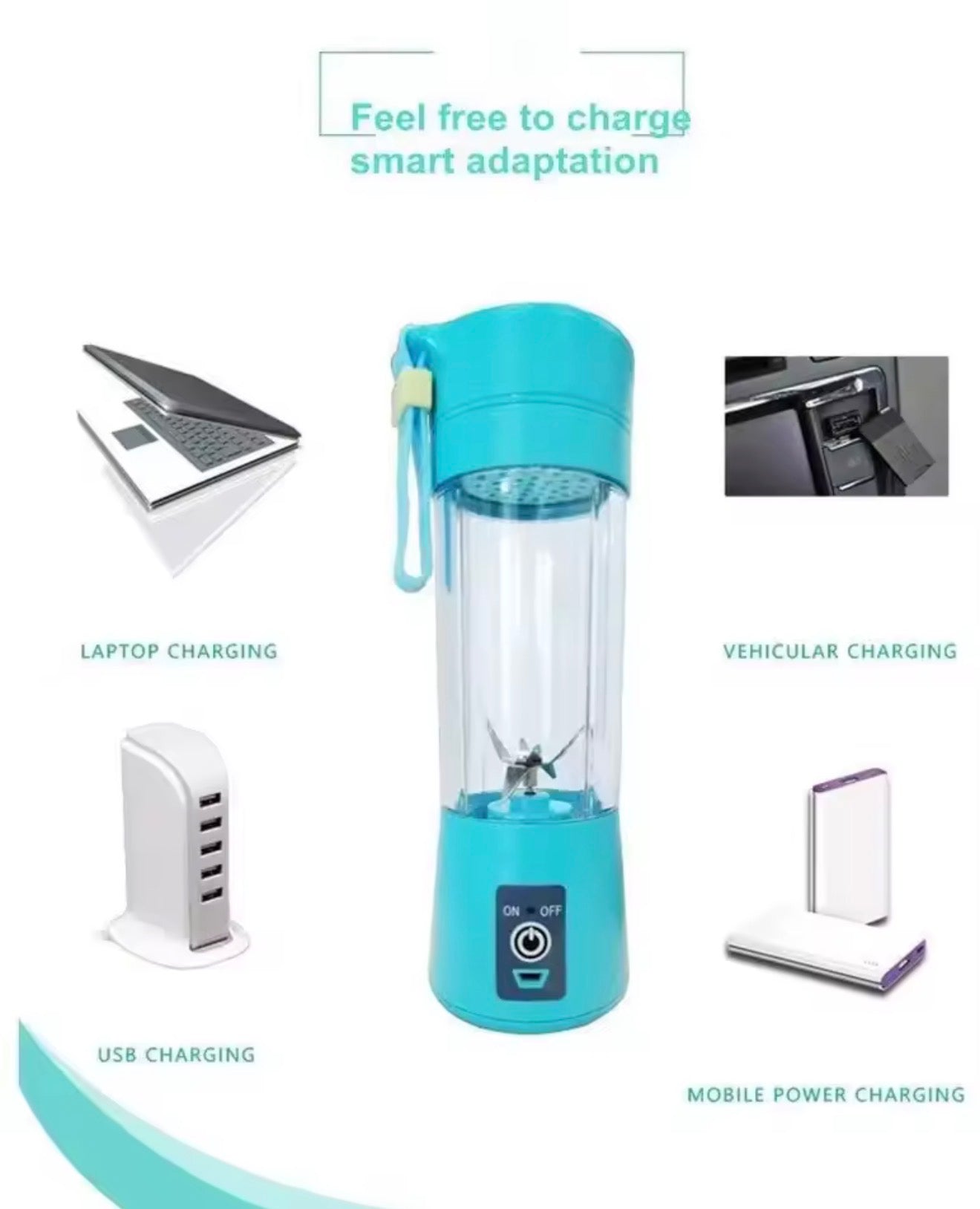 Portable USB Blender – Mini Smoothie & Juice Maker
