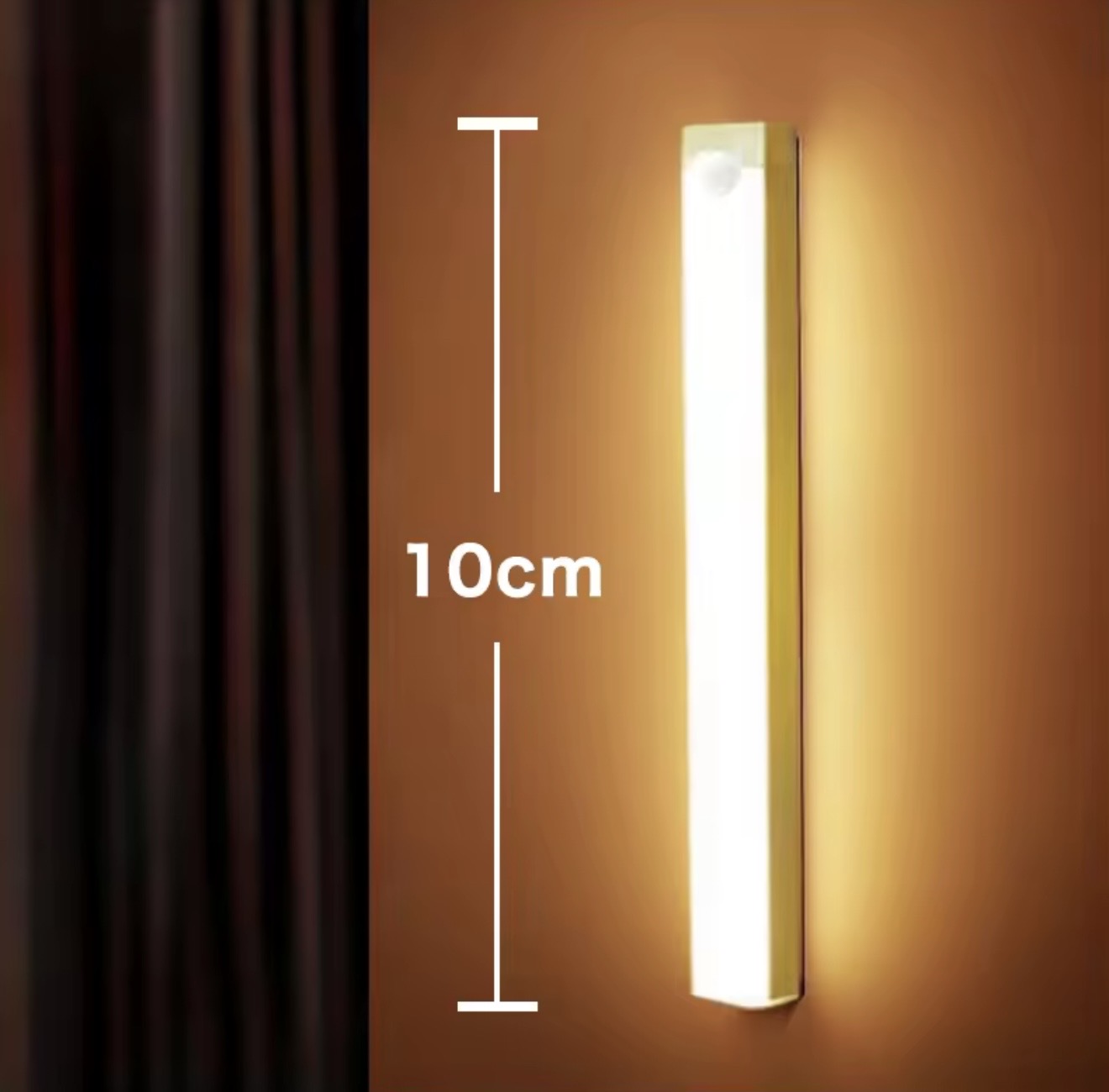 LED Motion Sensor Light – USB Rechargeable Wireless Night Lamp for Closet, Kitchen & Stairs