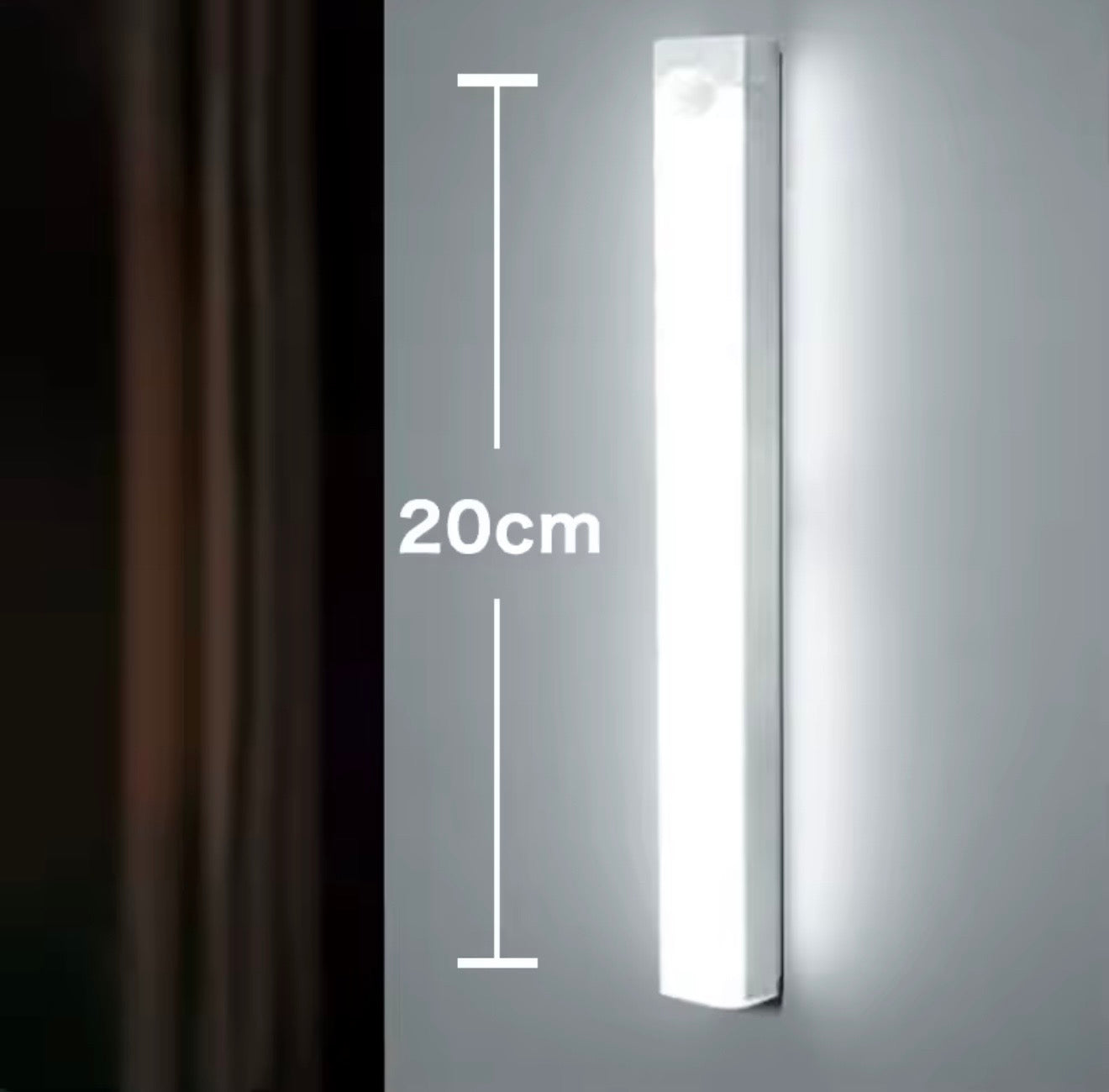 LED Motion Sensor Light – USB Rechargeable Wireless Night Lamp for Closet, Kitchen & Stairs