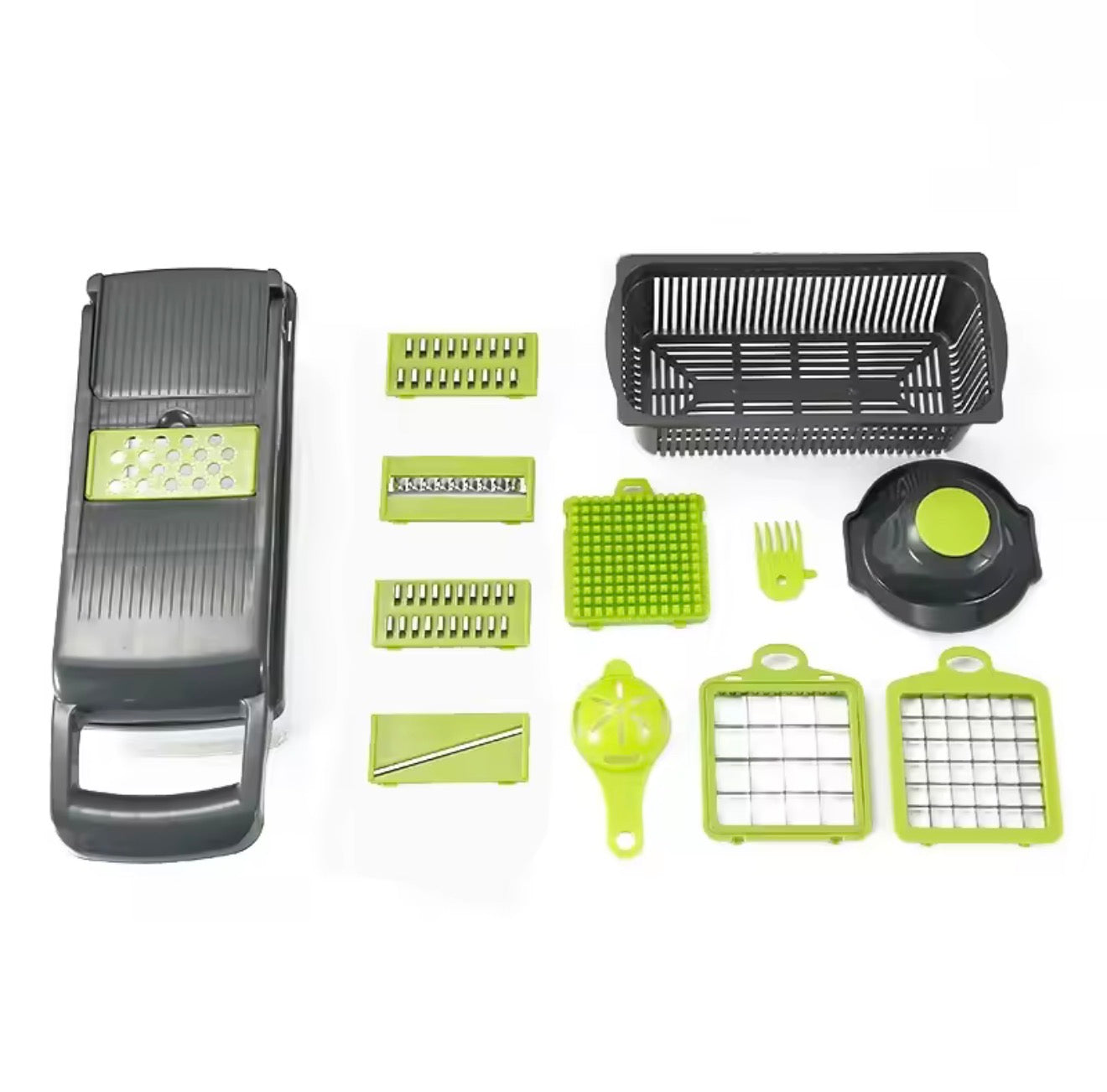 14-in-1 Multifunction Vegetable Chopper & Onion Cutter – Kitchen Food Slicer