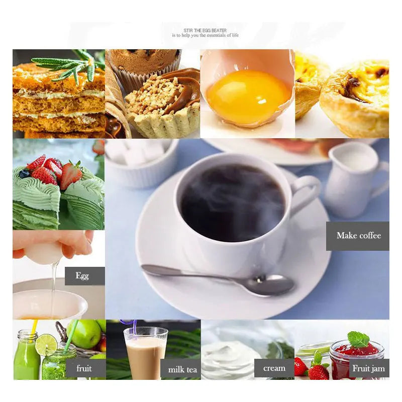 Electric Milk Frother – Handheld Coffee Foam Maker | Powerful Mini Whisk for Latte & Cappuccino