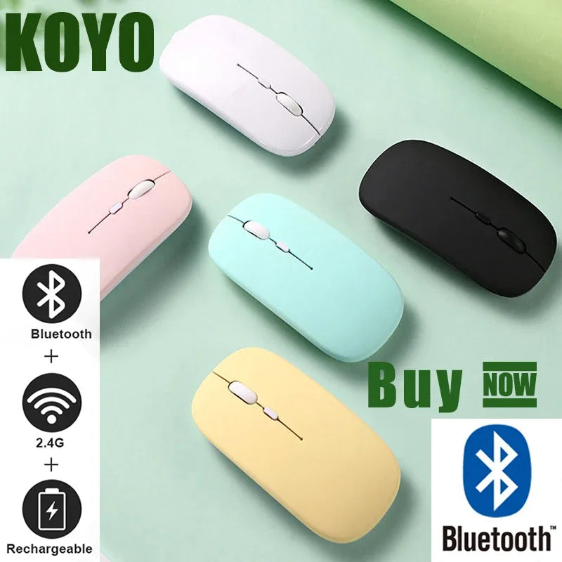 Mini Wireless Keyboard & Mouse Set (10 Inch, Bluetooth, Rechargeable)