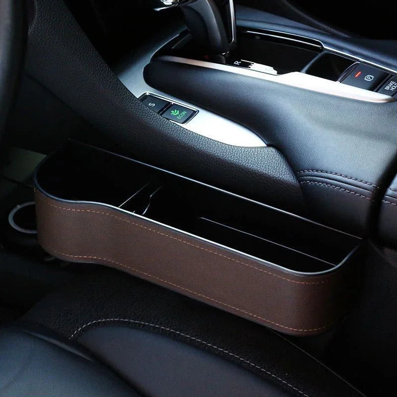 Car Seat Gap Organizer – Stop Losing Items Between Seats | Universal Fit Storage Box
