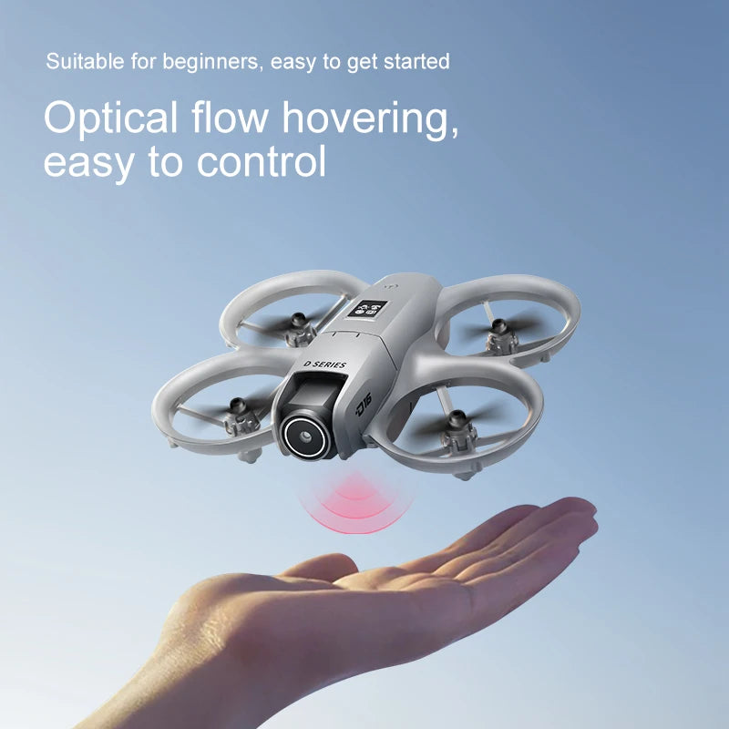 D16 Mini Drone with Dual Camera 8K – HD FPV Quadcopter with Obstacle Avoidance