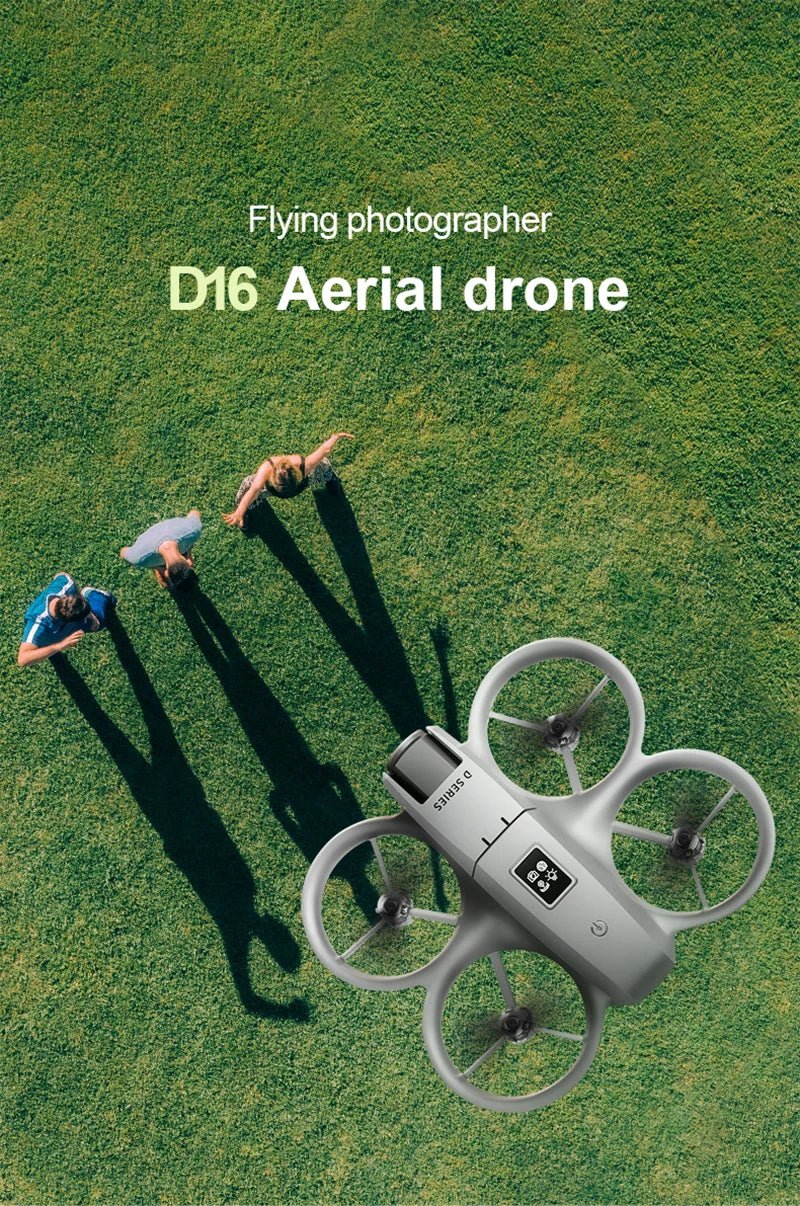 D16 Mini Drone with Dual Camera 8K – HD FPV Quadcopter with Obstacle Avoidance