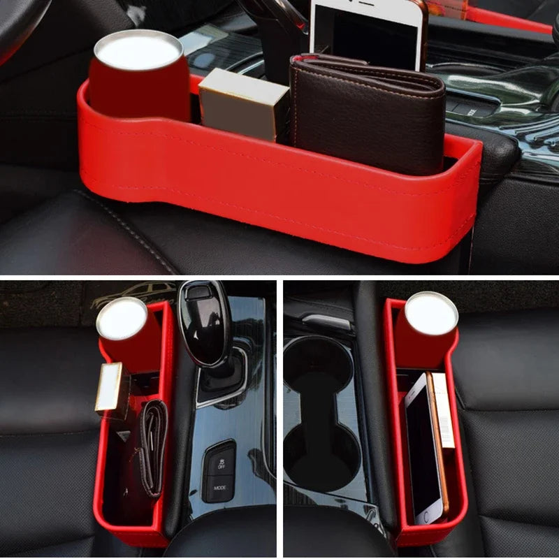 Car Seat Gap Organizer – Stop Losing Items Between Seats | Universal Fit Storage Box
