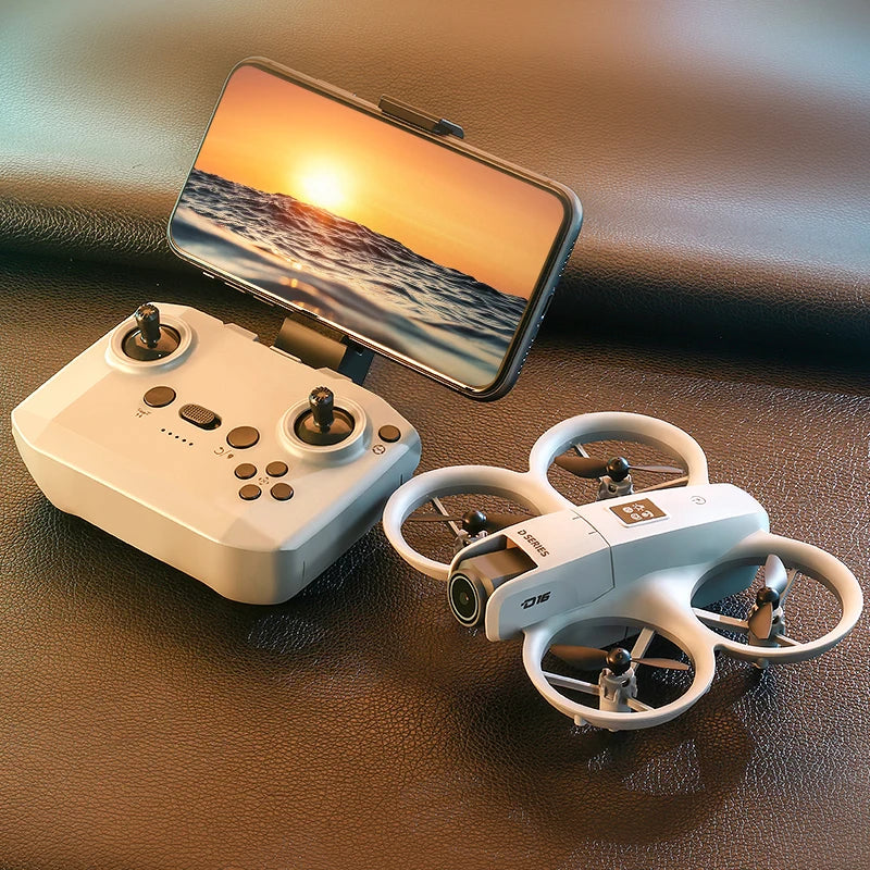 D16 Mini Drone with Dual Camera 8K – HD FPV Quadcopter with Obstacle Avoidance