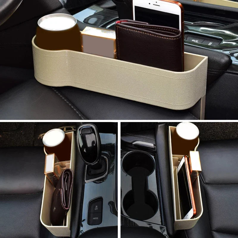 Car Seat Gap Organizer – Stop Losing Items Between Seats | Universal Fit Storage Box