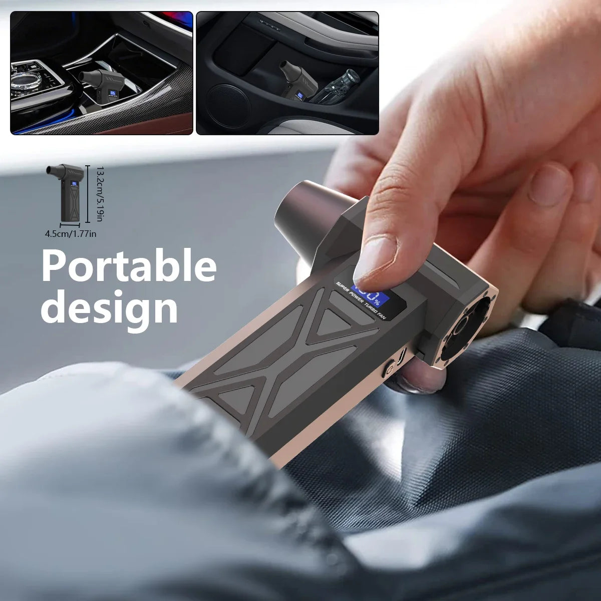 Turbo Air Blower – Wireless High-Speed Dust Cleaner for Car, PC & Home