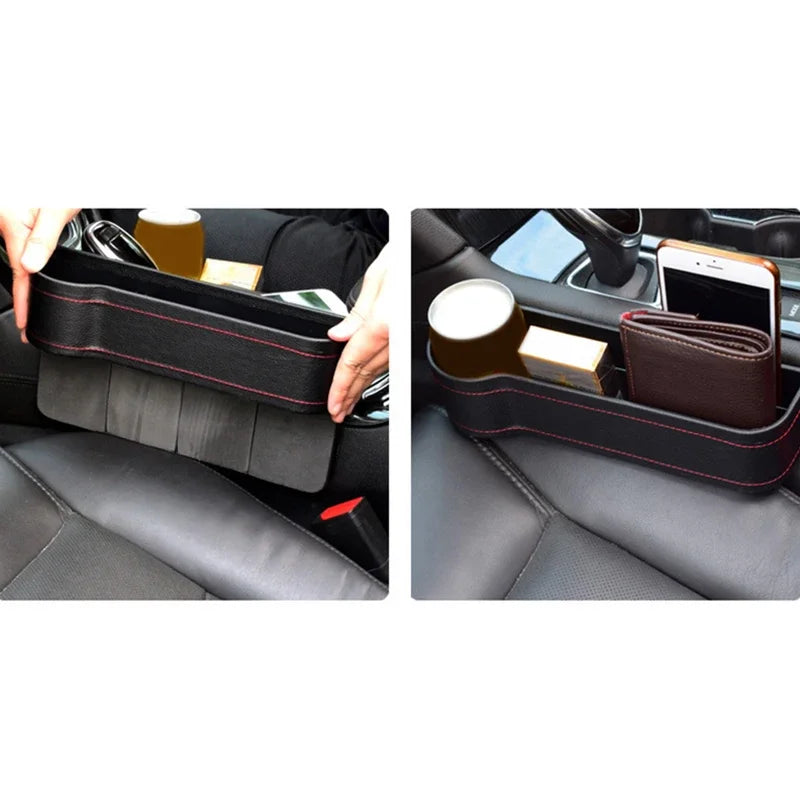 Car Seat Gap Organizer – Stop Losing Items Between Seats | Universal Fit Storage Box