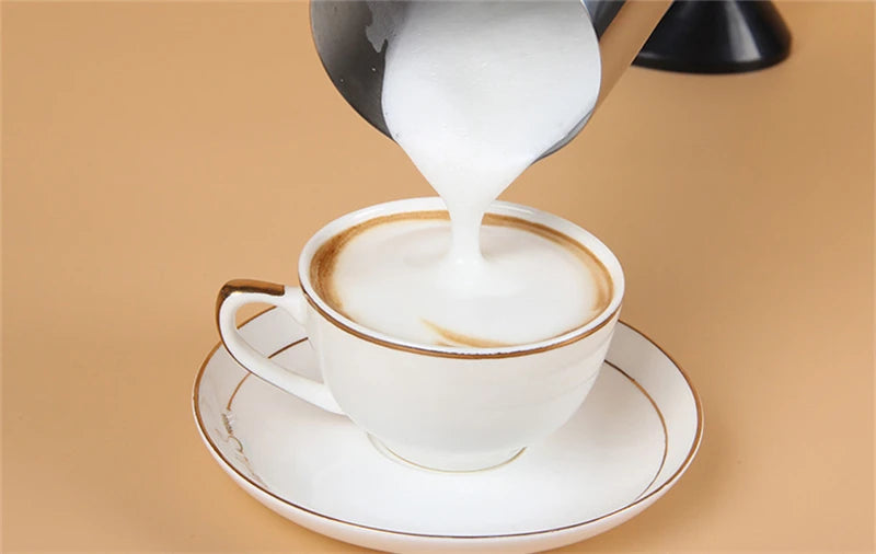Electric Milk Frother – Handheld Coffee Foam Maker | Powerful Mini Whisk for Latte & Cappuccino