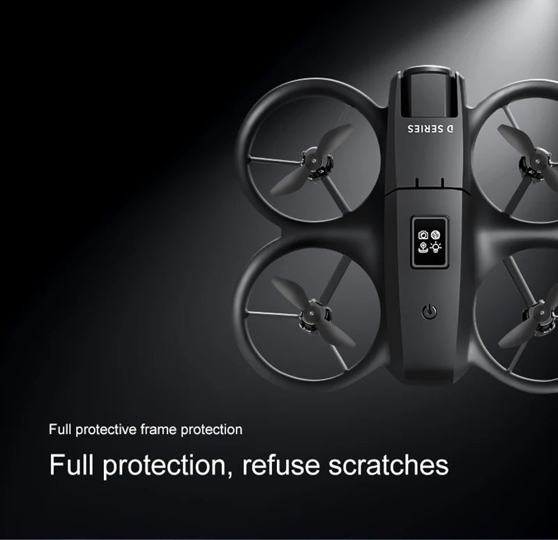 D16 Mini Drone with Dual Camera 8K – HD FPV Quadcopter with Obstacle Avoidance