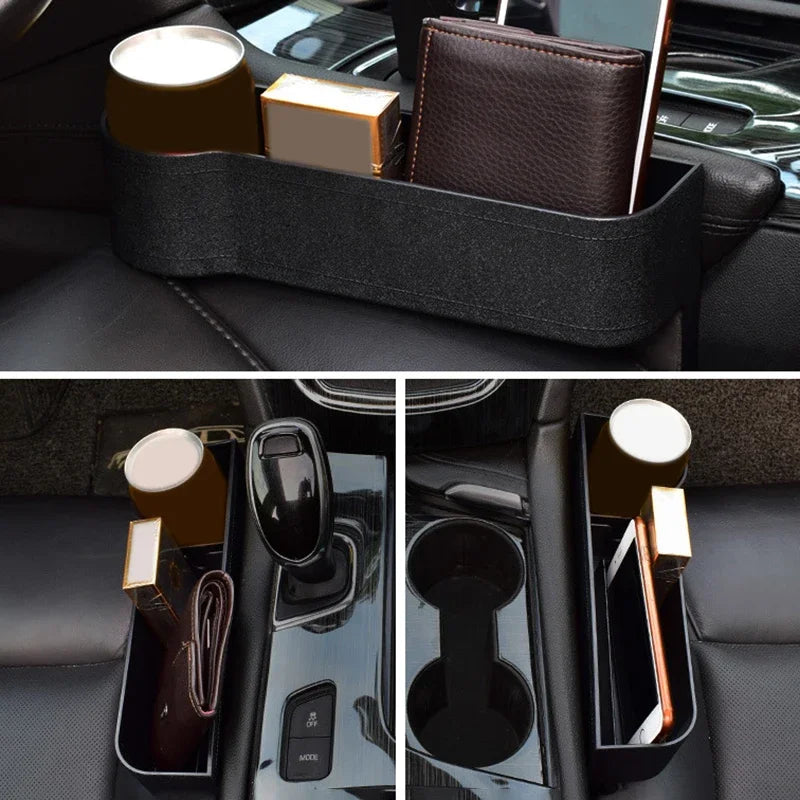 Car Seat Gap Organizer – Stop Losing Items Between Seats | Universal Fit Storage Box
