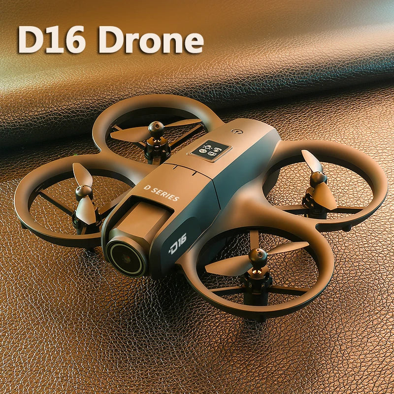 D16 Mini Drone with Dual Camera 8K – HD FPV Quadcopter with Obstacle Avoidance
